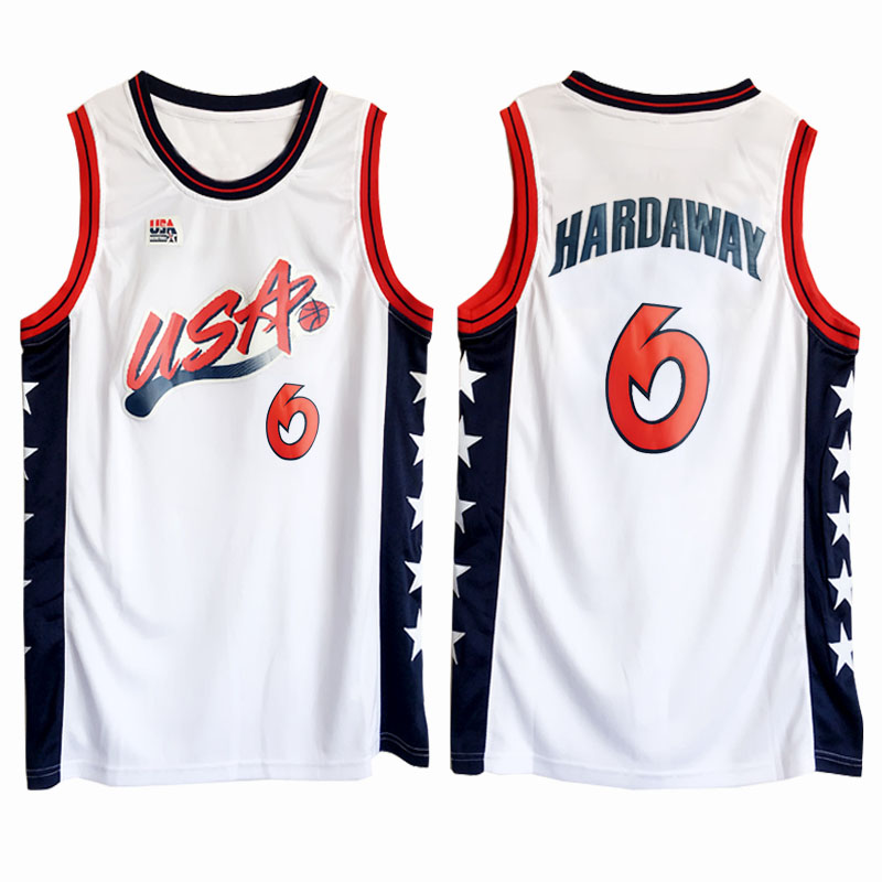 Anfernee Hardaway 1996 Atalanta olympics usa dream team usa white jersey