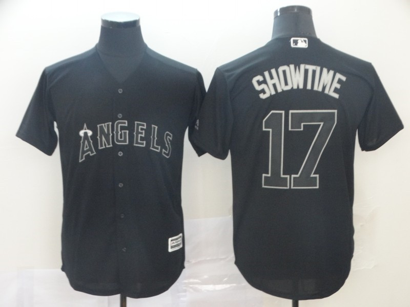 Angels 17 Shohei Ohtani Showtime Black 2019 Players' Weekend Player Jersey