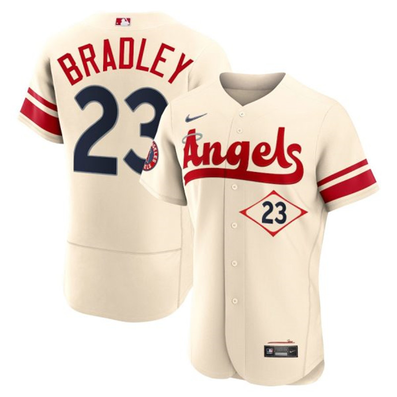 Angels 23 Archie Bradley Cream 2022 City Connect Flexbase Jersey