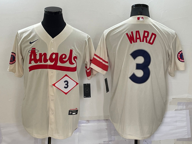 Angels 3 Taylor Ward Cream Nike 2022 City Connect Cool Base Jerseys