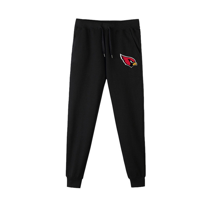 Arizona Cardinals Black Men's Winter Thicken NFL Sports Pant