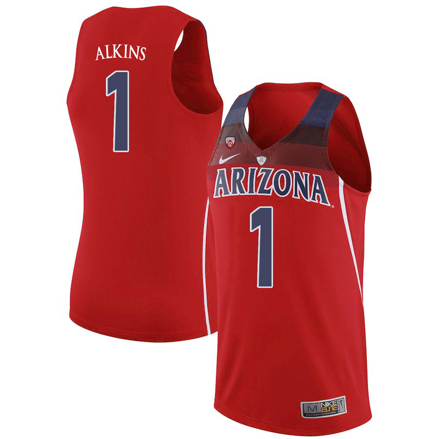 Arizona Wildcats 1 Rawle Alkins Red College Basketball Jersey