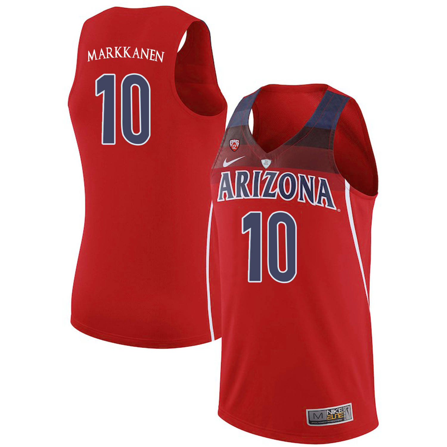 Arizona Wildcats 10 Lauri Markkanen Red College Basketball Jersey