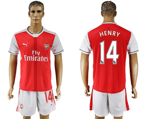 Arsenal 14 Henry Home Soccer Club Jersey