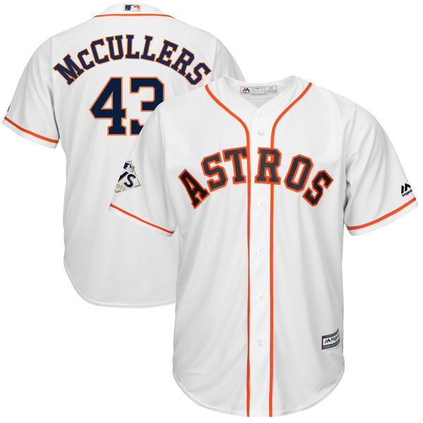 Astros 43 Lance McCullers Jr. White 2017 World Series Bound Cool Base Player Jersey