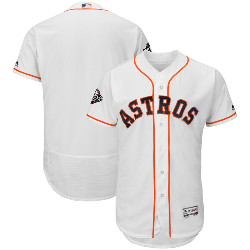 Astros Blank White 2019 World Series Bound FlexBase Jersey