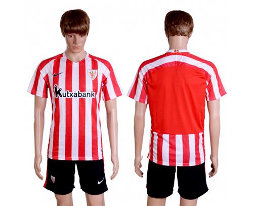 Athletic Bilbao Blank Home Soccer Club Jersey