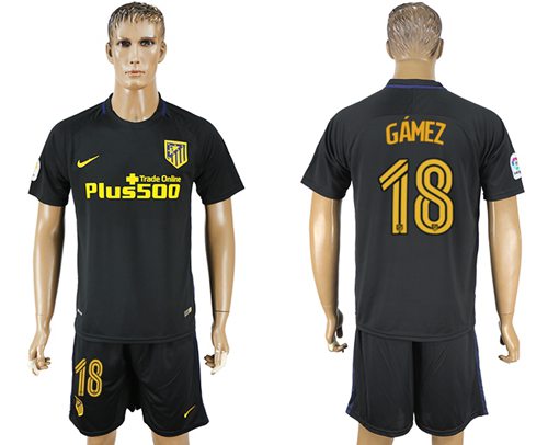 Atletico Madrid 18 Gamez Away Soccer Club Jersey