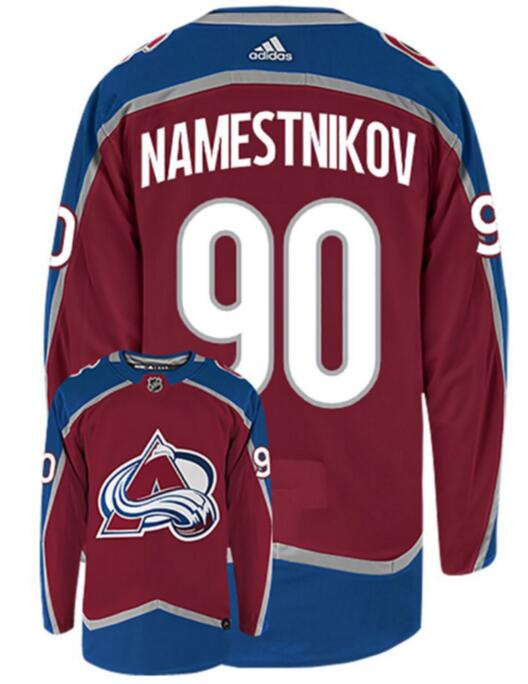 Avalanche 90 Vladislav Namestnikov Red Adidas Jersey