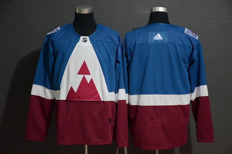 Avalanche Blank Blue Red 2020 NHL Stadium Series Adidas Jersey