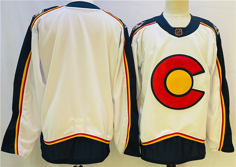 Avalanche Blank White Reverse Retro Adidas Jersey