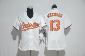 Baltimore Orioles Women Jerseys 13 Manny Machado Cool Baseball Jersey