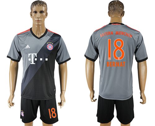 Bayern Munchen 18 Bernat Away Soccer Club Jersey