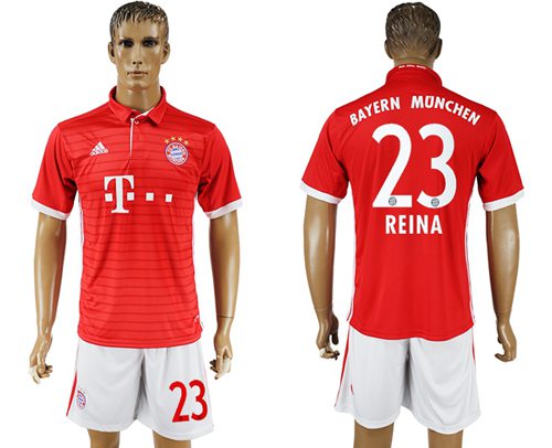 Bayern Munchen 23 Reina Home Soccer Club Jersey