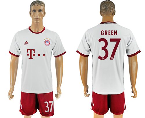 Bayern Munchen 37 Green Sec Away Soccer Club Jersey