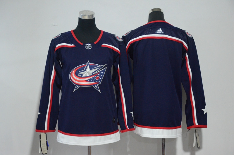 Blue Jackets Blank Navy Youth  Jersey