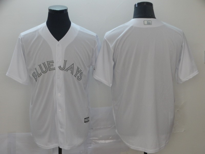 Blue Jays Blank White 2019 Players' Weekend Player Jersey