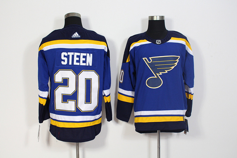 Blues 20 Alexander Steen Blue  Jersey