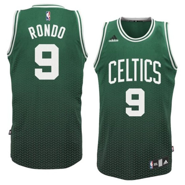 Boston Celtics 9 Rajon Rondo New Resonate Fashion Swingman Jersey