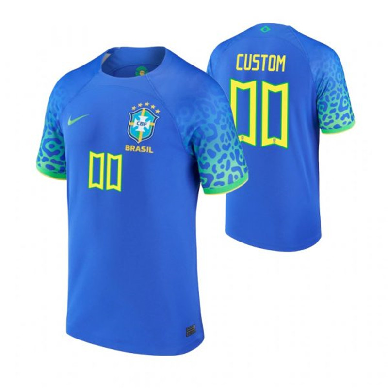 Brazil Customized Away 2022 FIFA World Cup Thailand Soccer Jersey