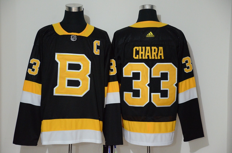 Bruins 33 Zdeno Chara Black  Jersey