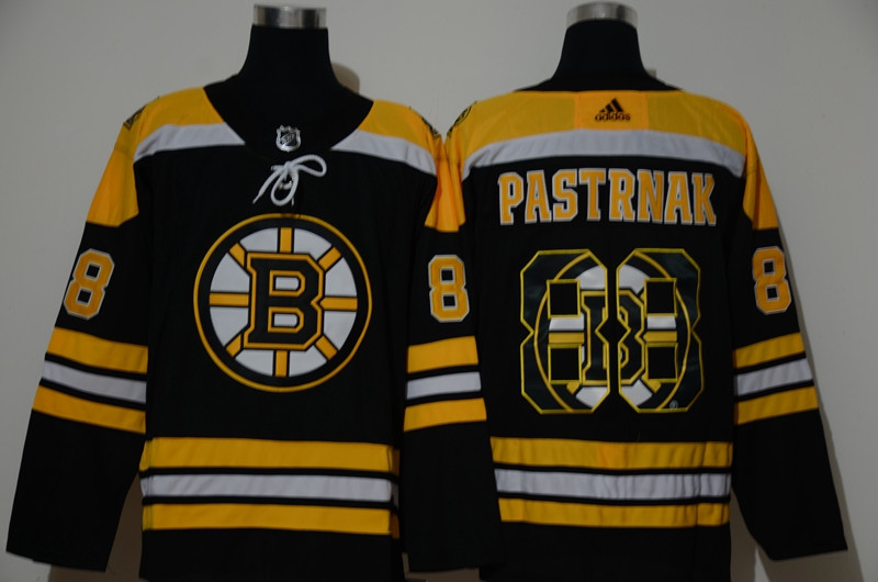 Bruins 88 David Pastrnak Black Adidas Fashion Jersey