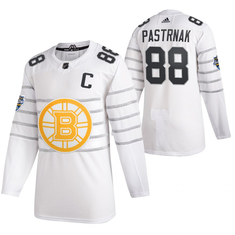 Bruins 88 David Pastrnak White 2020 NHL All Star Game Adidas Jersey