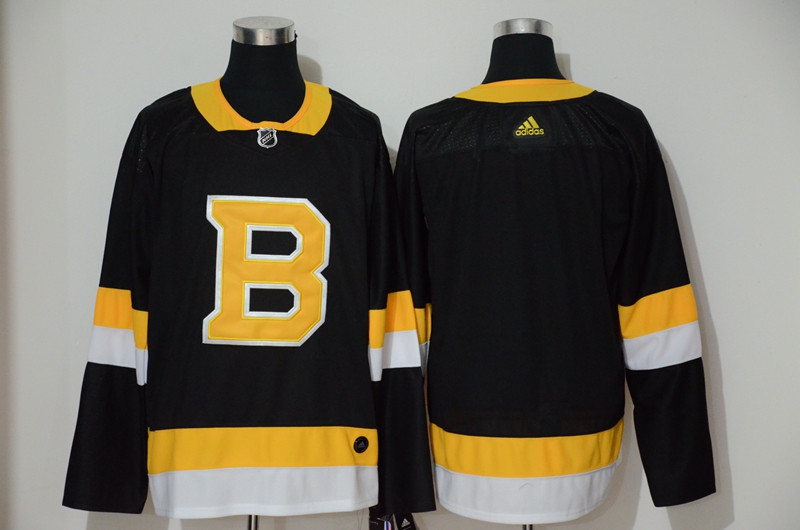Bruins Blank Black Adidas Jersey
