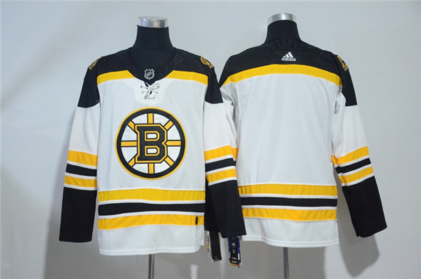 Bruins White Blank  Jersey