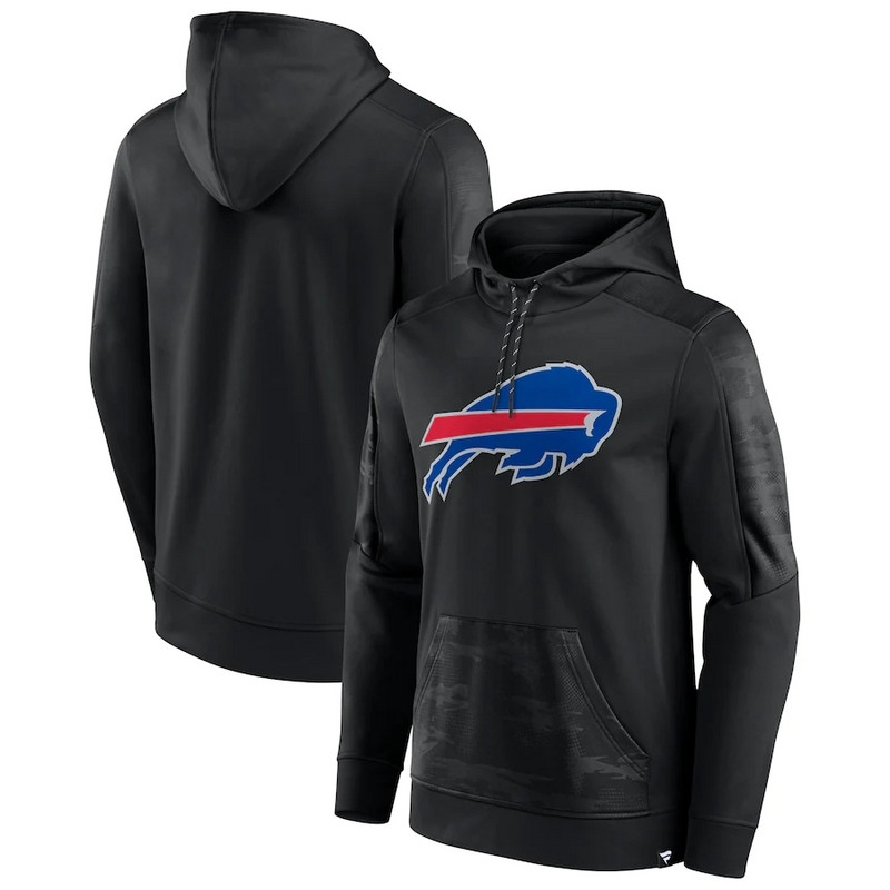 Buffalo Bills Fanatics Branded On The Ball Pullover Hoodie Black