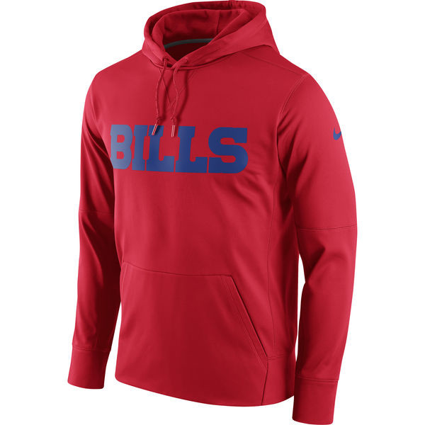 Buffalo Bills  Circuit Wordmark Essential Performance Pullover Hoodie Red