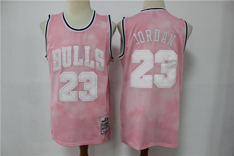 Bulls 23 Michael Jordan Pink 1997 98 Hardwood Classics Jersey