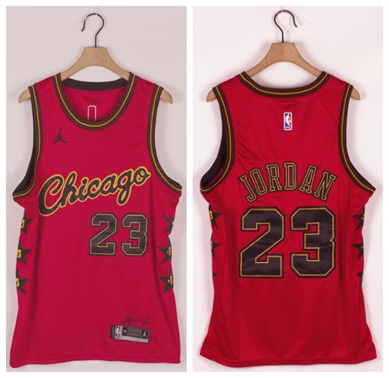 Bulls 23 Michael Jordan Red Commemorative Edition Jordan Brand Swingman Jersey