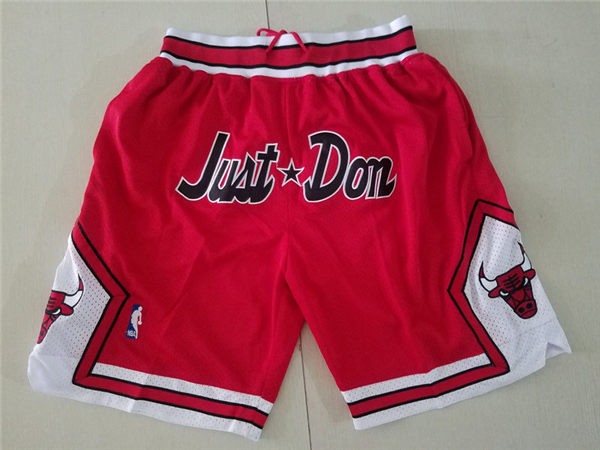 Bulls Red Just Don Mesh Shorts