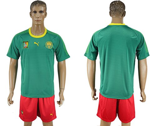 Cameroon Blank Home Soccer Country Jersey