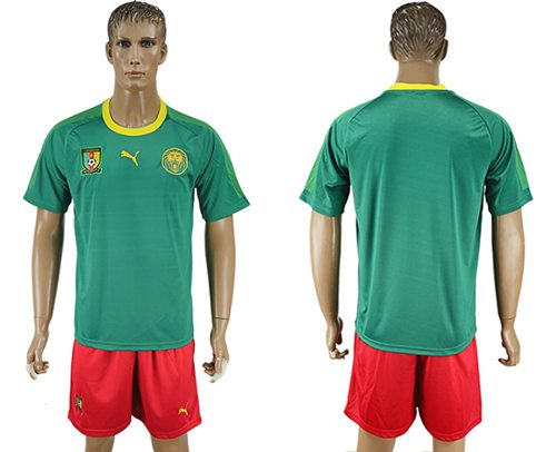 Cameroon Blank Home Soccer Country Jersey