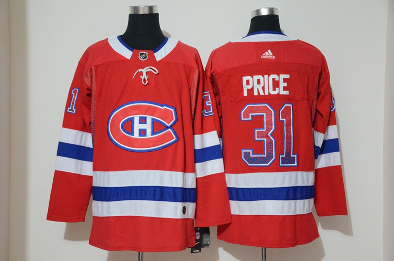 Canadiens 31 Carey Price Red Drift Fashion  Jersey