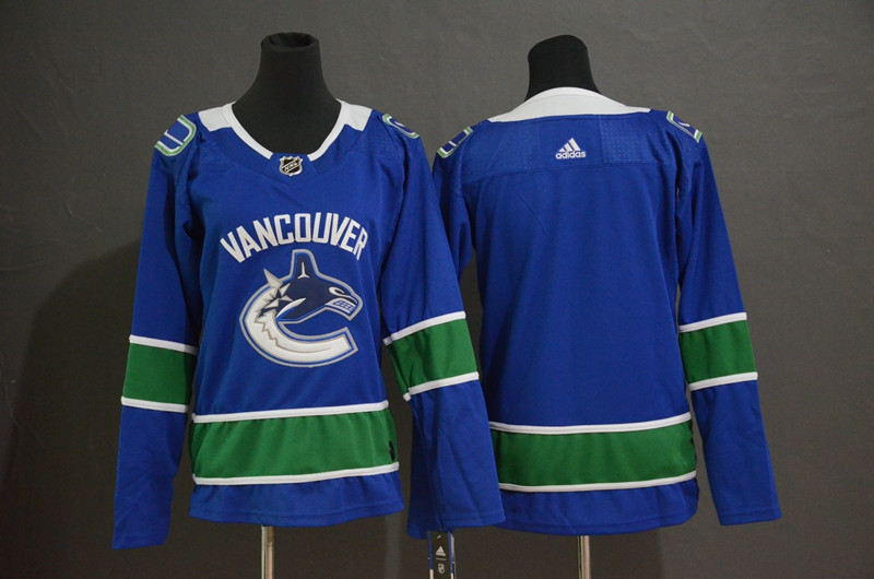 Canucks Blank Blue Youth  Jersey