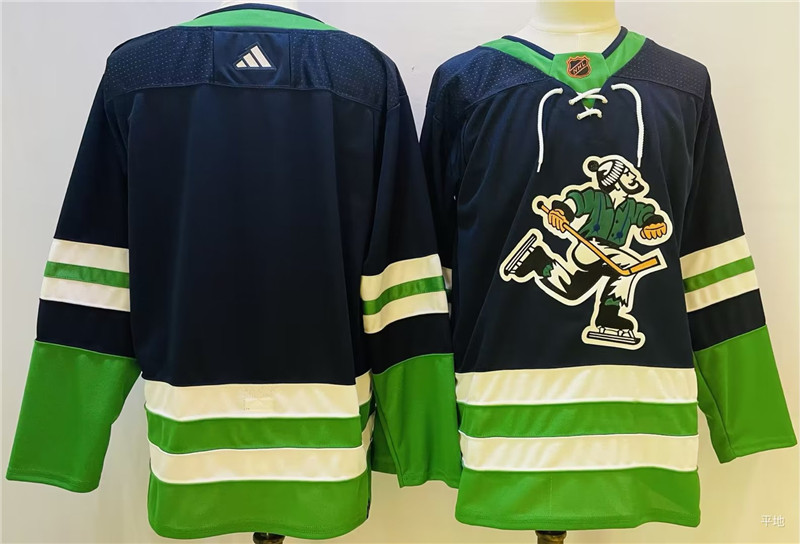 Canucks Blank Navy Special Edition Adidas Jersey