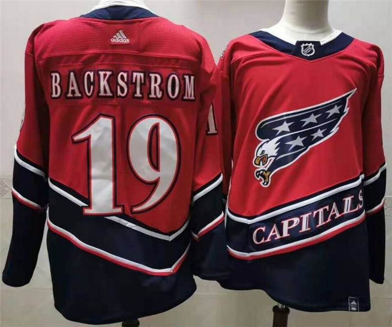 Capitals 19 Nicklas Backstrom Red 2020 21 Reverse Retro Adidas Jersey