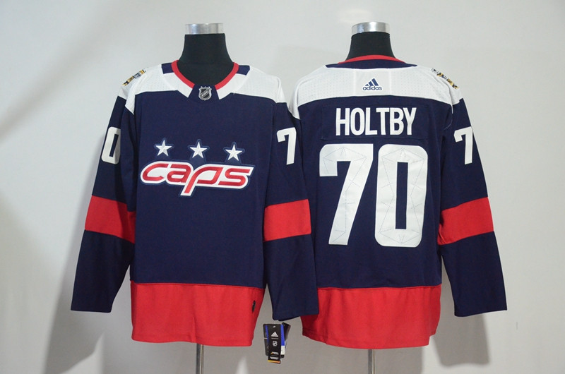 Capitals 70 Braden Holtby Navy 2018 NHL Stadium Series  Jersey