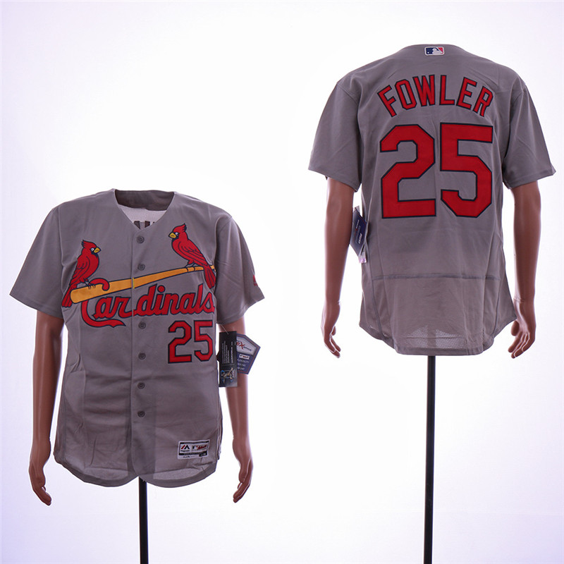 Cardinals 25 Dexter Dowler Gray Flexbase Jersey