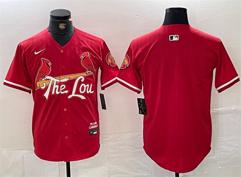 Cardinals Blank Red Nike 2024 City Connect Cool Base Jersey