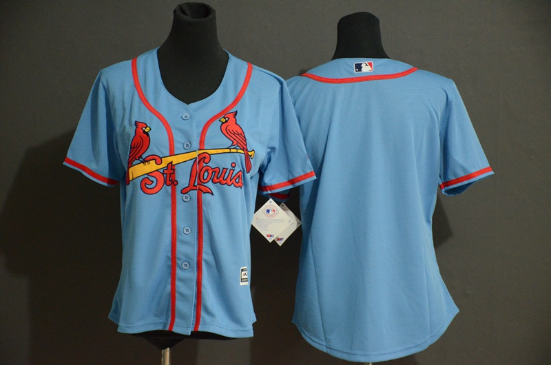 Cardinals Blank Women Light Blue Flexbase Jersey