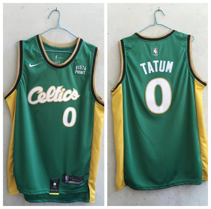 Celtics 0 Jayson Tatum Green Nike 2022 23 Swingman Jersey