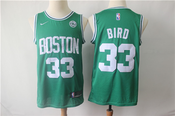 Celtics 33 Larry Bird Green Nike Swingman Jersey