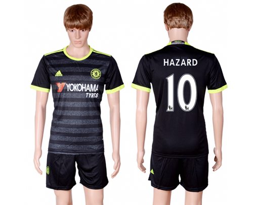 Chelsea 10 Hazard Away Soccer Club Jersey