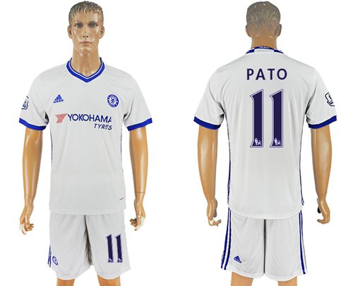 Chelsea 11 Pato White Soccer Club Jersey