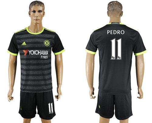 Chelsea 11 Pedro Away Soccer Club Jersey