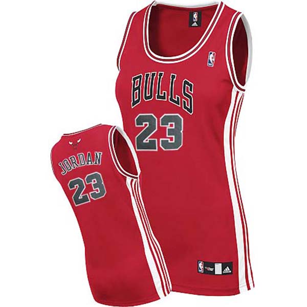 Chicago bulls #23 Michael Jordan Swingman Womens Red Jersey